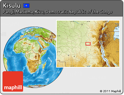 Physical Location Map of Kisulu