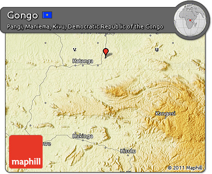 Physical Map of Gongo