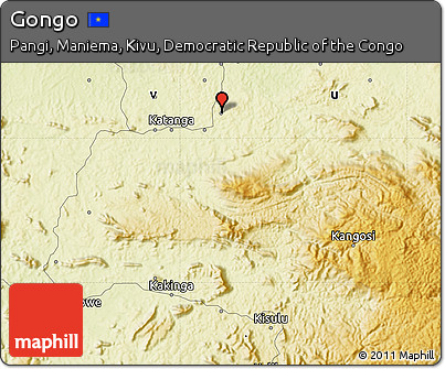 Physical Map of Gongo
