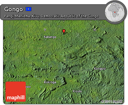 Satellite Map of Gongo