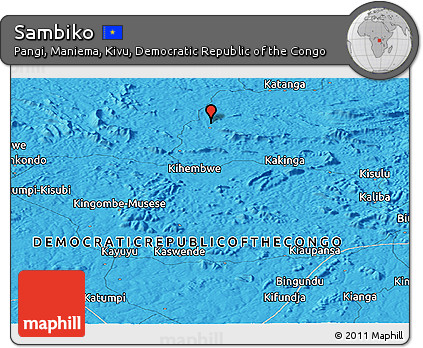 Political Panoramic Map of Sambiko