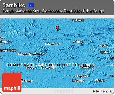 Political Panoramic Map of Sambiko