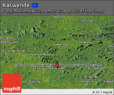 Satellite Panoramic Map of Kaswende