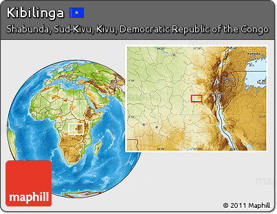 Physical Location Map of Kibilinga