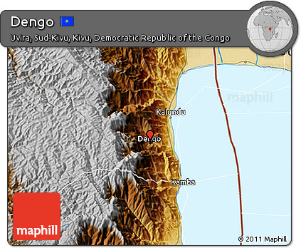 Physical 3D Map of Dengo