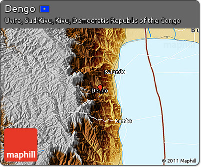 Physical 3D Map of Dengo