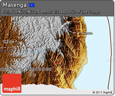 Physical 3D Map of Masenga