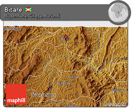 Physical 3D Map of Bitare