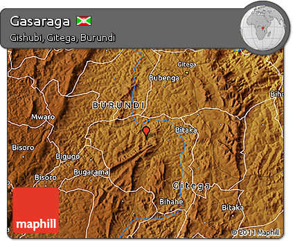 Physical 3D Map of Gasaraga