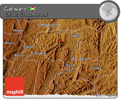 Physical 3D Map of Gatwaro