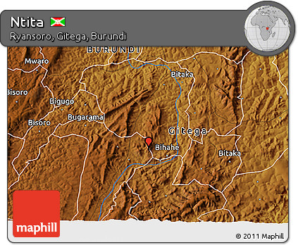 Physical 3D Map of Ntita