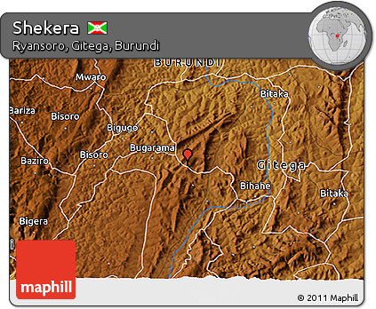 Physical 3D Map of Shekera