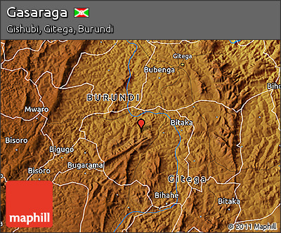 Physical 3D Map of Gasaraga