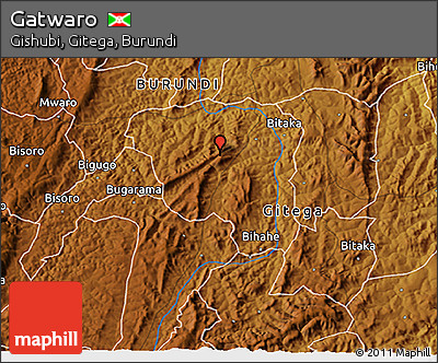 Physical 3D Map of Gatwaro