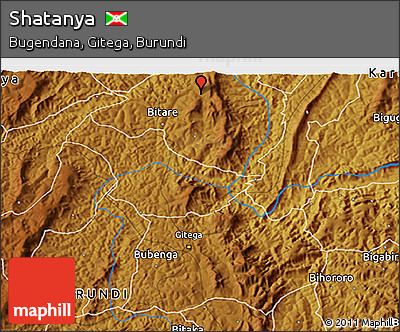 Physical 3D Map of Shatanya