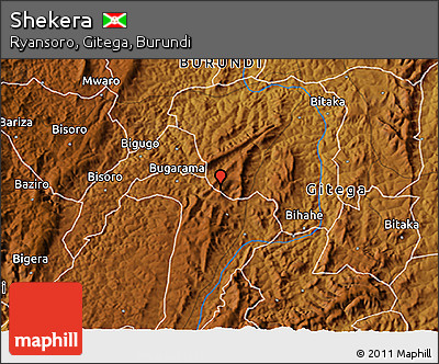 Physical 3D Map of Shekera