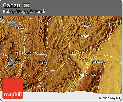 Physical 3D Map of Canzu