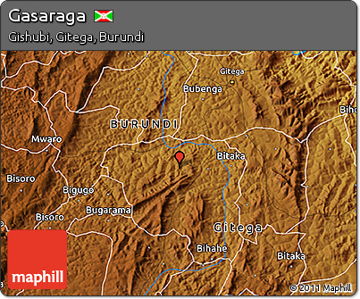 Physical 3D Map of Gasaraga