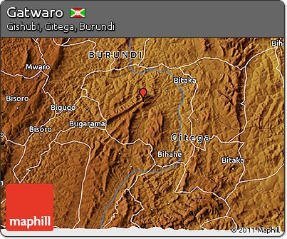 Physical 3D Map of Gatwaro