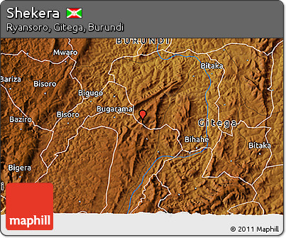 Physical 3D Map of Shekera