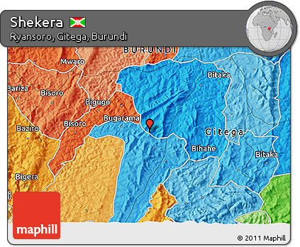 Political 3D Map of Shekera
