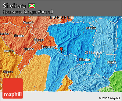 Political 3D Map of Shekera