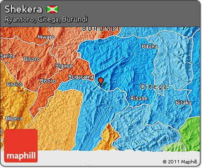 Political 3D Map of Shekera