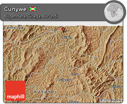 Satellite 3D Map of Cunywe