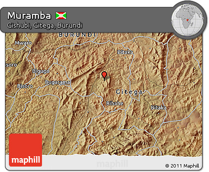 Satellite 3D Map of Muramba