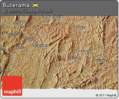 Satellite 3D Map of Buterama
