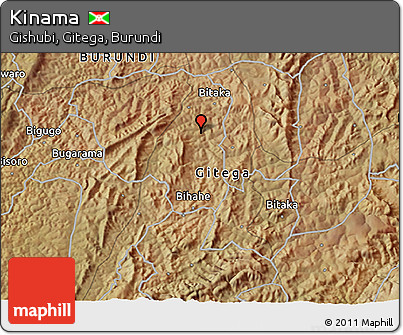 Satellite 3D Map of Kinama