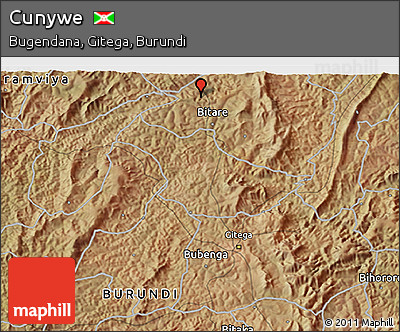 Satellite 3D Map of Cunywe