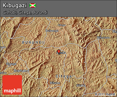 Satellite 3D Map of Kibugazi