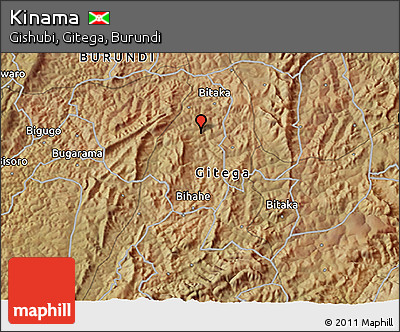 Satellite 3D Map of Kinama
