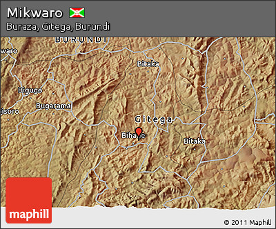 Satellite 3D Map of Mikwaro