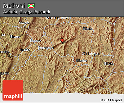 Satellite 3D Map of Mukoni
