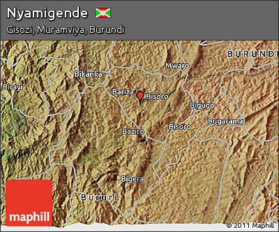 Satellite 3D Map of Nyamigende