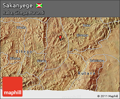 Satellite 3D Map of Sakanyege