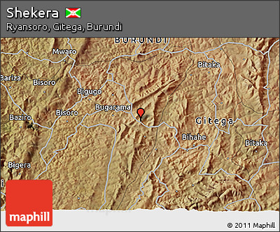 Satellite 3D Map of Shekera