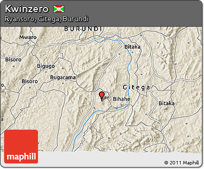 Shaded Relief 3D Map of Kwinzero