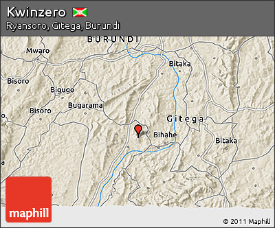 Shaded Relief 3D Map of Kwinzero