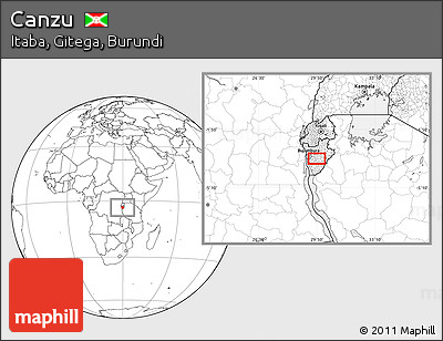 Blank Location Map of Canzu