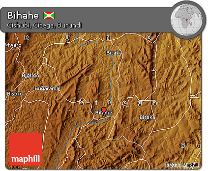 Physical Map of Bihahe
