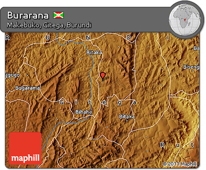 Physical Map of Burarana