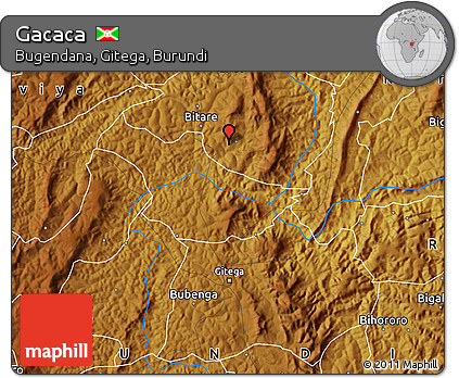 Physical Map of Gacaca