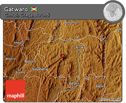 Physical Map of Gatwaro