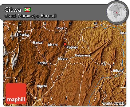 Physical Map of Gitwa