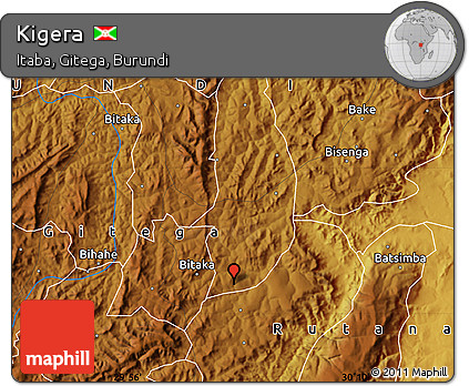 Physical Map of Kigera