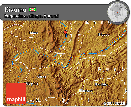 Physical Map of Kivumu