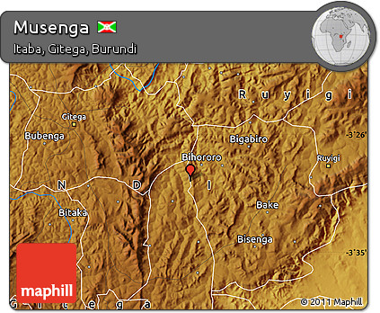 Physical Map of Musenga